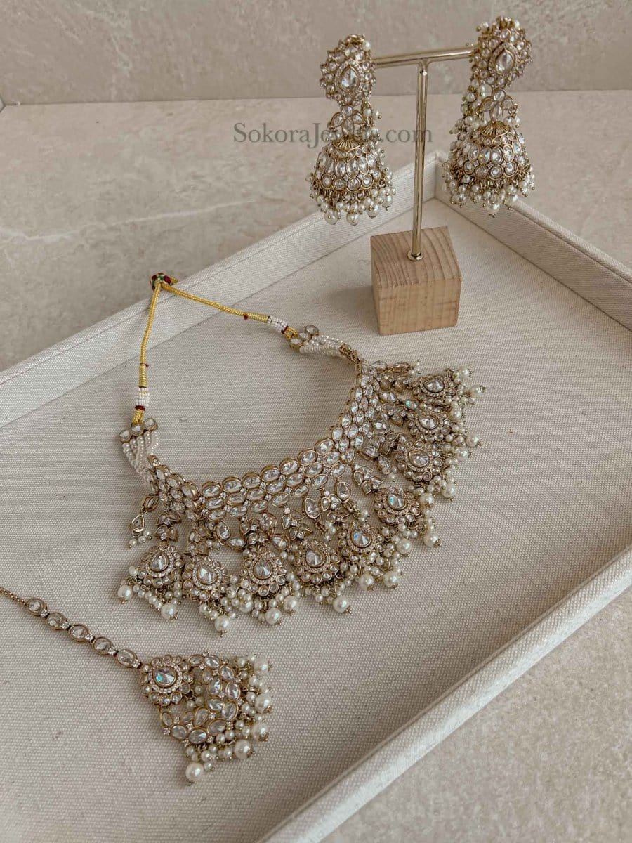 Danika Earrings in White main image 1