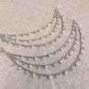 Silver and Mint Earring chains - SOKORA JEWELSSilver and Mint Earring chainsEARRINGS