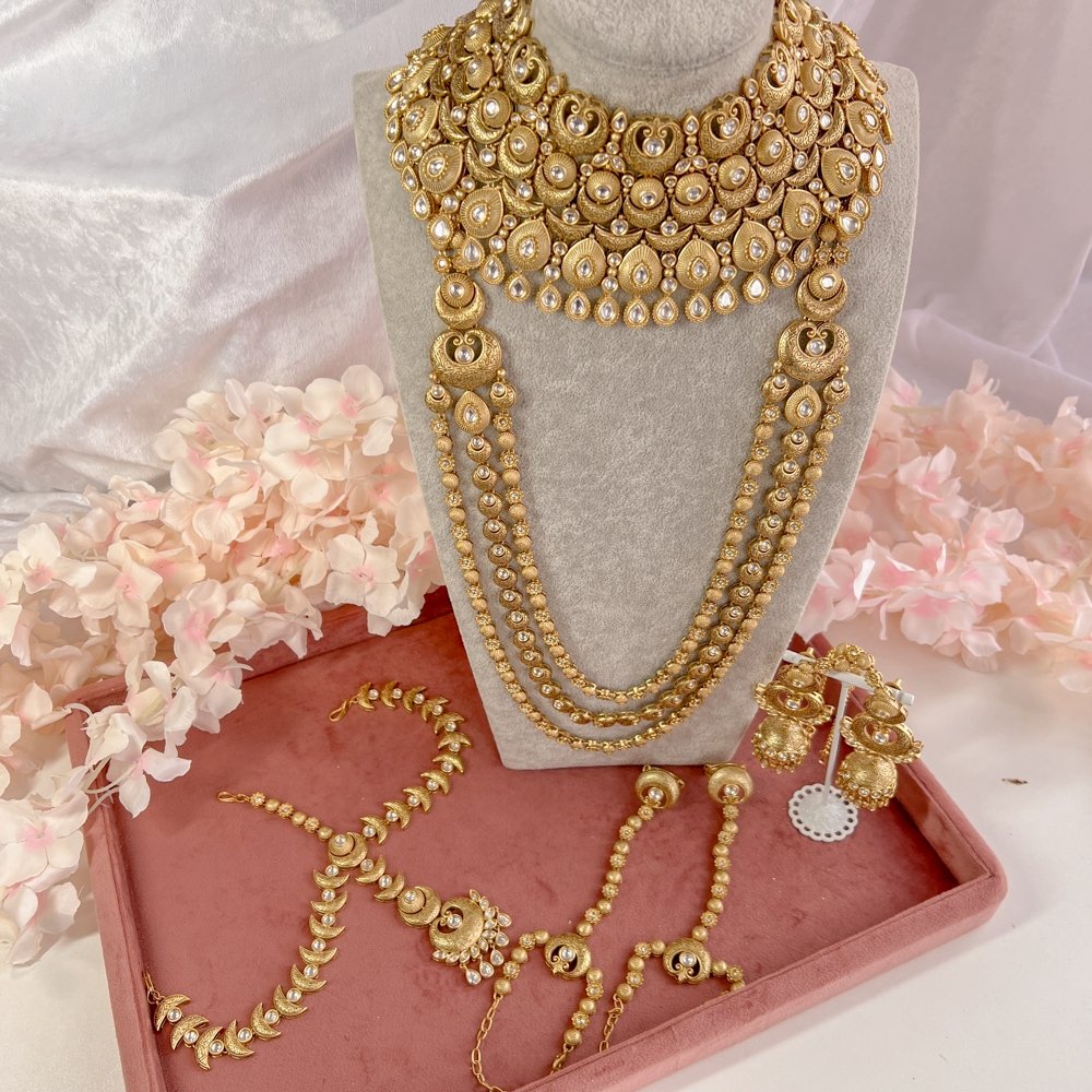 Bridal kundan jewellery hot sale set online