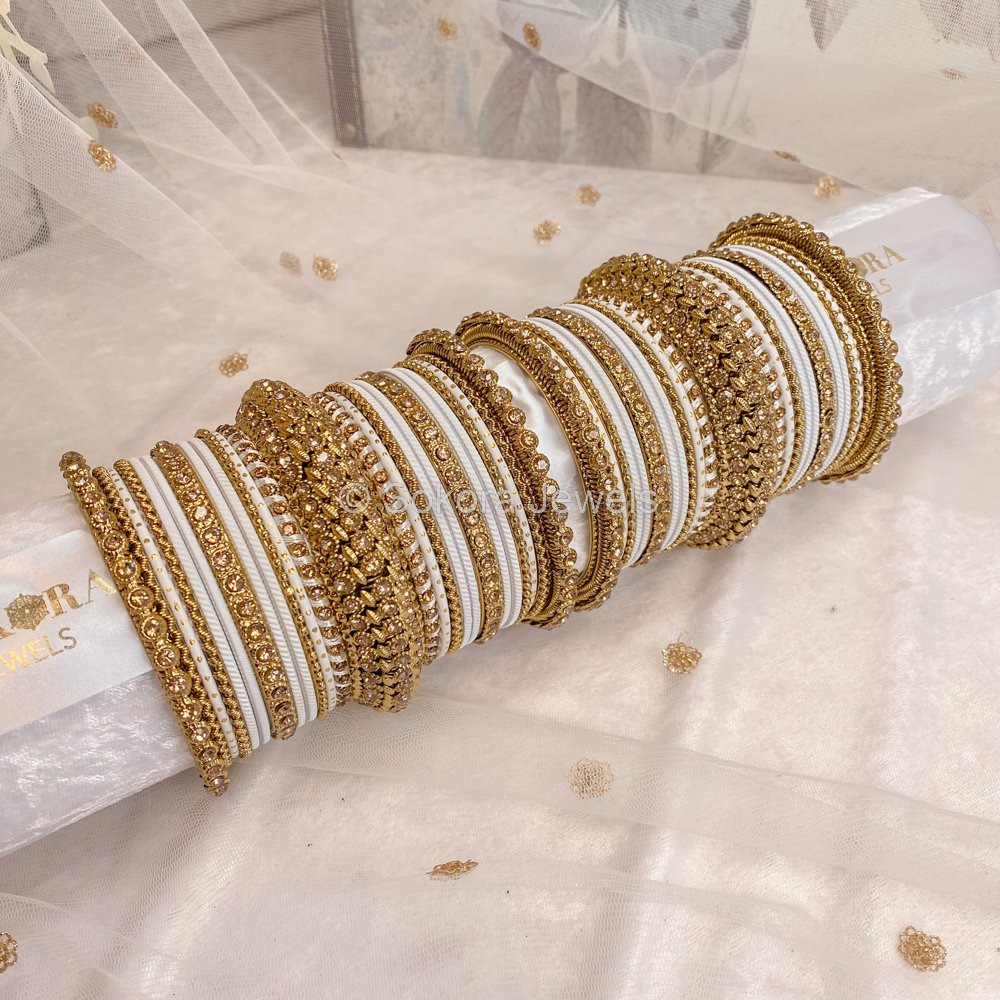 Bridal bangles set with on sale price