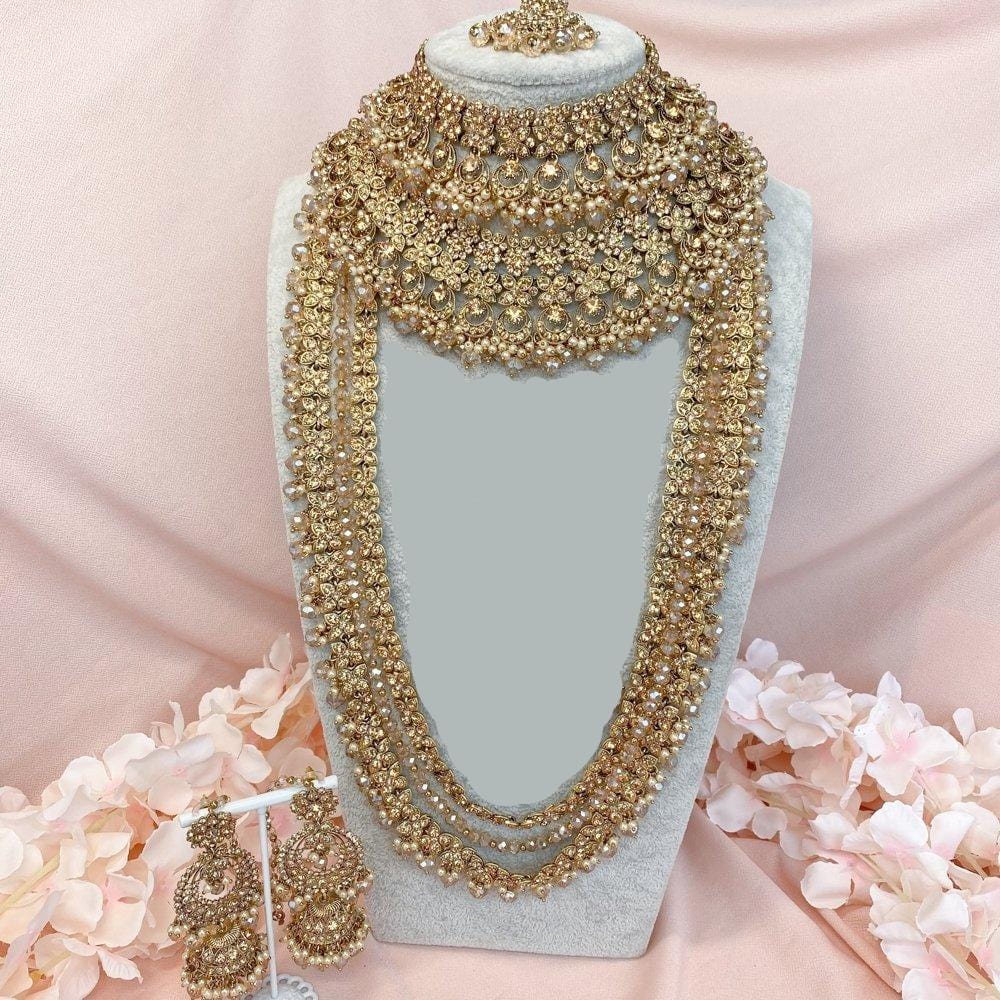 Modern bridal jewellery set Clearance