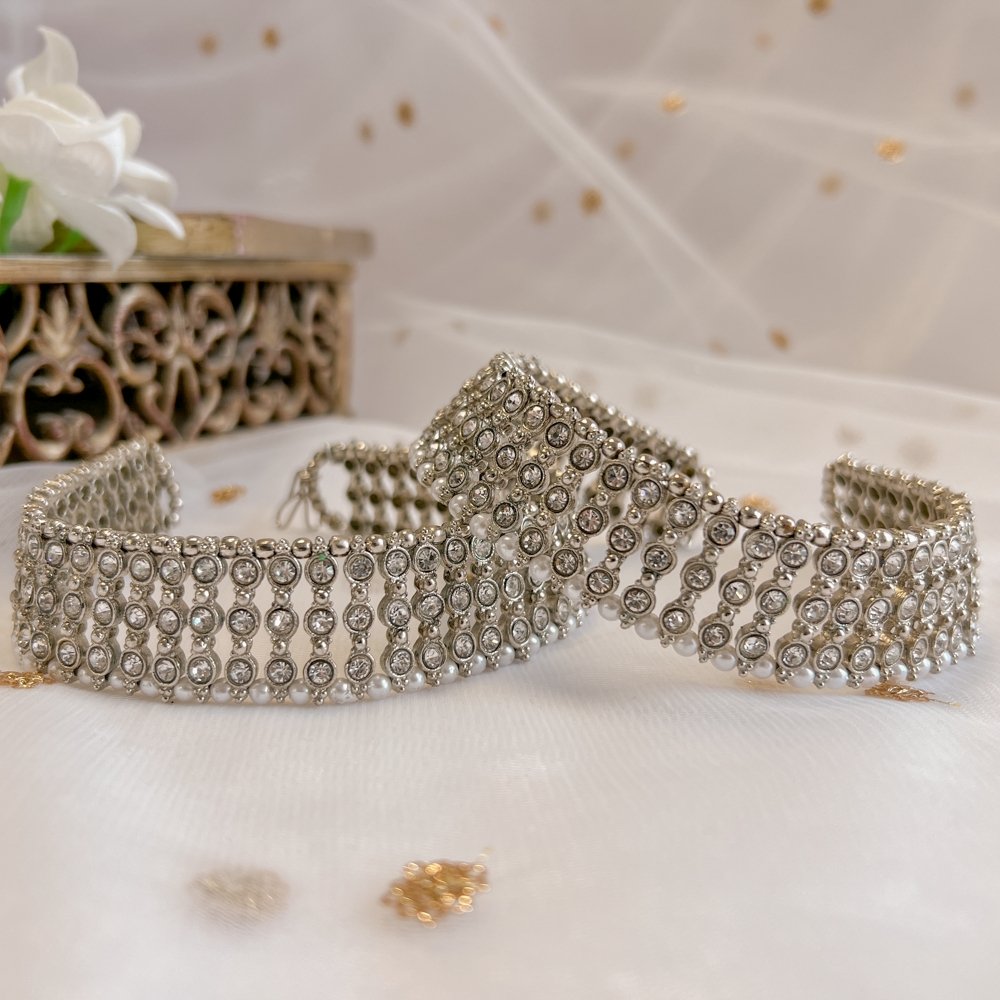 Antique anklets sales in silver