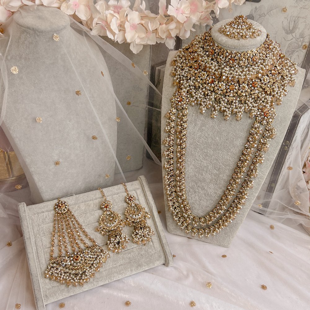 Bridal Necklaces  Bridal Necklace & Earring Sets – SOKORA JEWELS