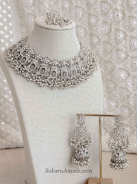 Sofia Silver Necklace Set