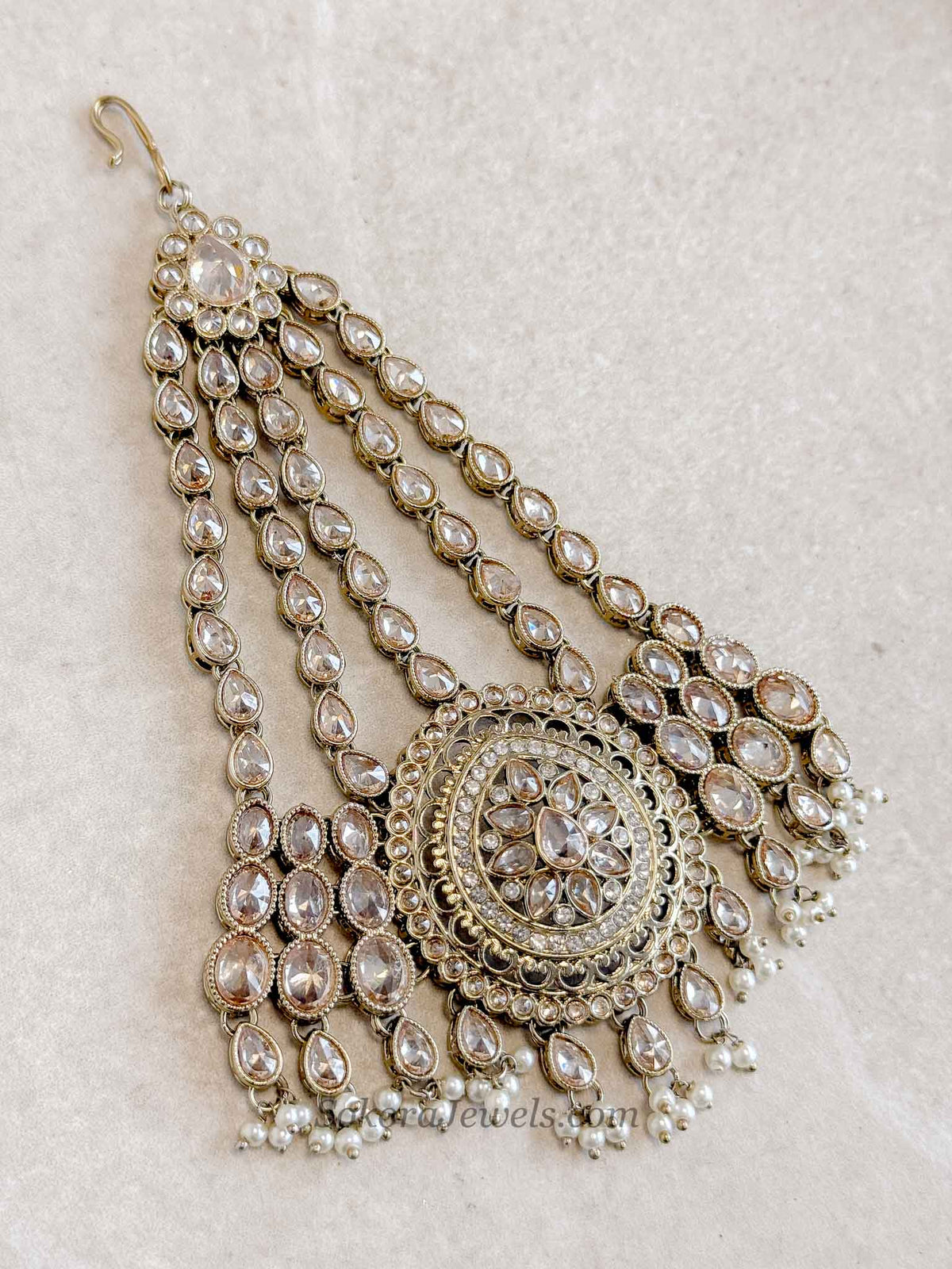 Antique Gold Bridal Jhumar
