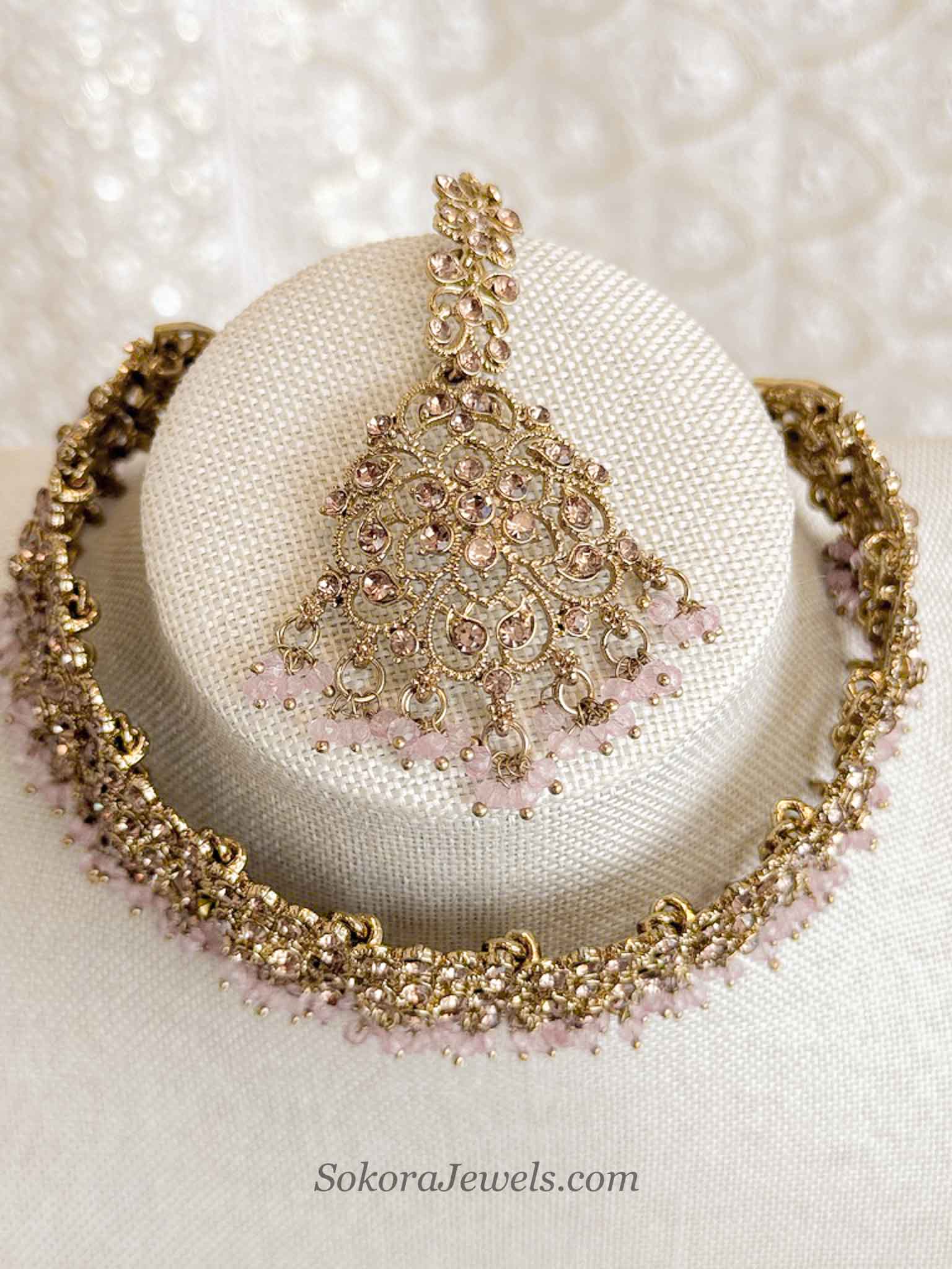 Jeevan Golden Choker set