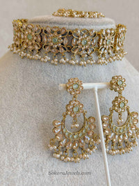 Mint Choker Set