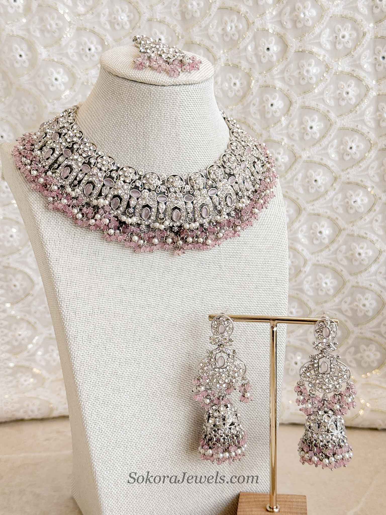 Sofia Silver Necklace Set
