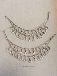2 Line Silver Earring Chains - SOKORA JEWELS2 Line Silver Earring ChainsEARRINGS