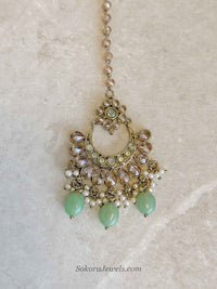 Antique Gold & Mint Tikka