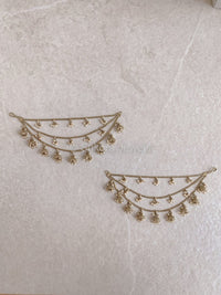 3 Line Jhumka Earring chains - SOKORA JEWELS3 Line Jhumka Earring chainsEARRINGS