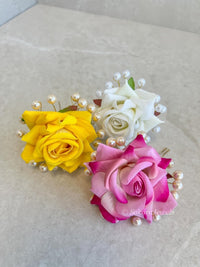 3 piece mixed Hair Flowers - SOKORA JEWELS3 piece mixed Hair Flowers