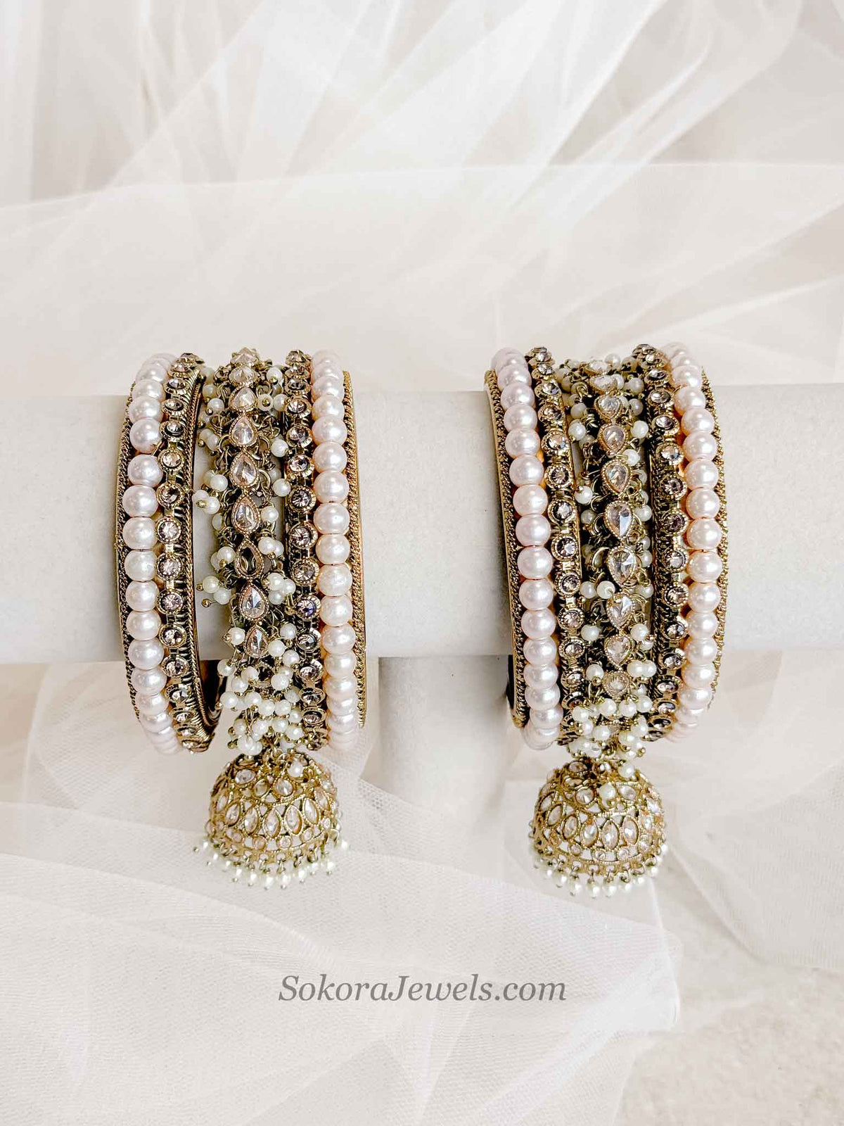 Clearance Crystal Jhumka Bangles