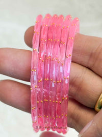 Set of 6 Glass Bangles