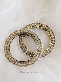 High Champagne Kada Bangles