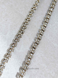 Clear Crystal Anklets