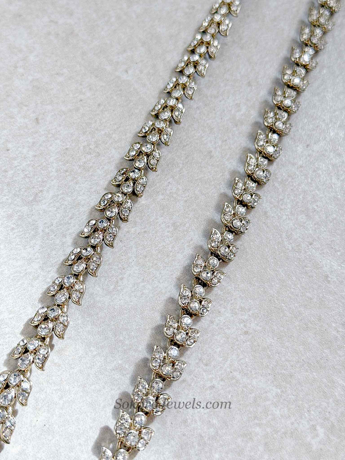 Clear Crystal Anklets