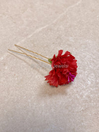 5 Piece Hair Flowers Pins - 8 Colour Options - SOKORA JEWELS5 Piece Hair Flowers Pins - 8 Colour Options