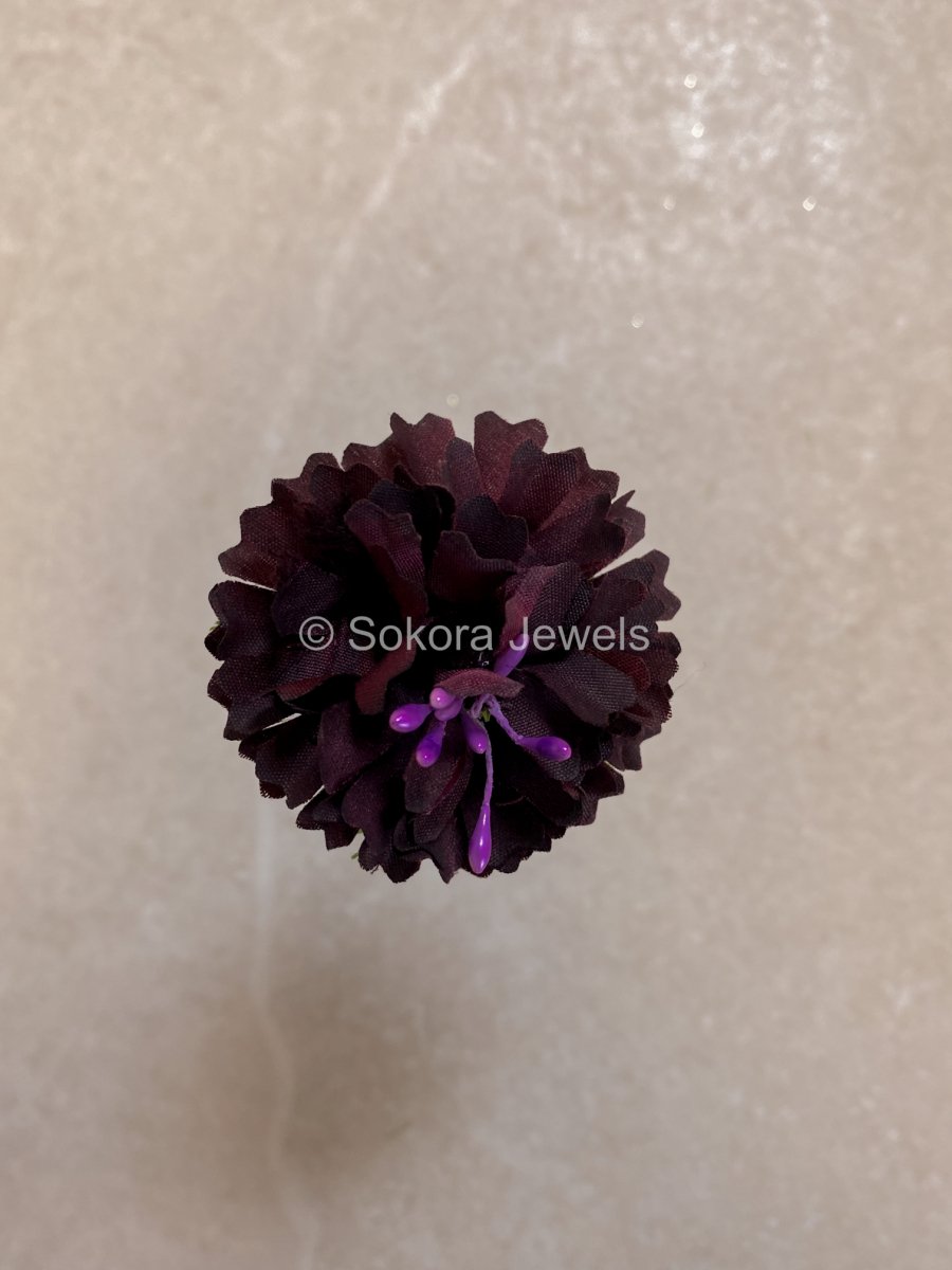 5 Piece Hair Flowers Pins - 8 Colour Options - SOKORA JEWELS5 Piece Hair Flowers Pins - 8 Colour Options