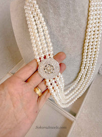 Broach Detail Mens Mala