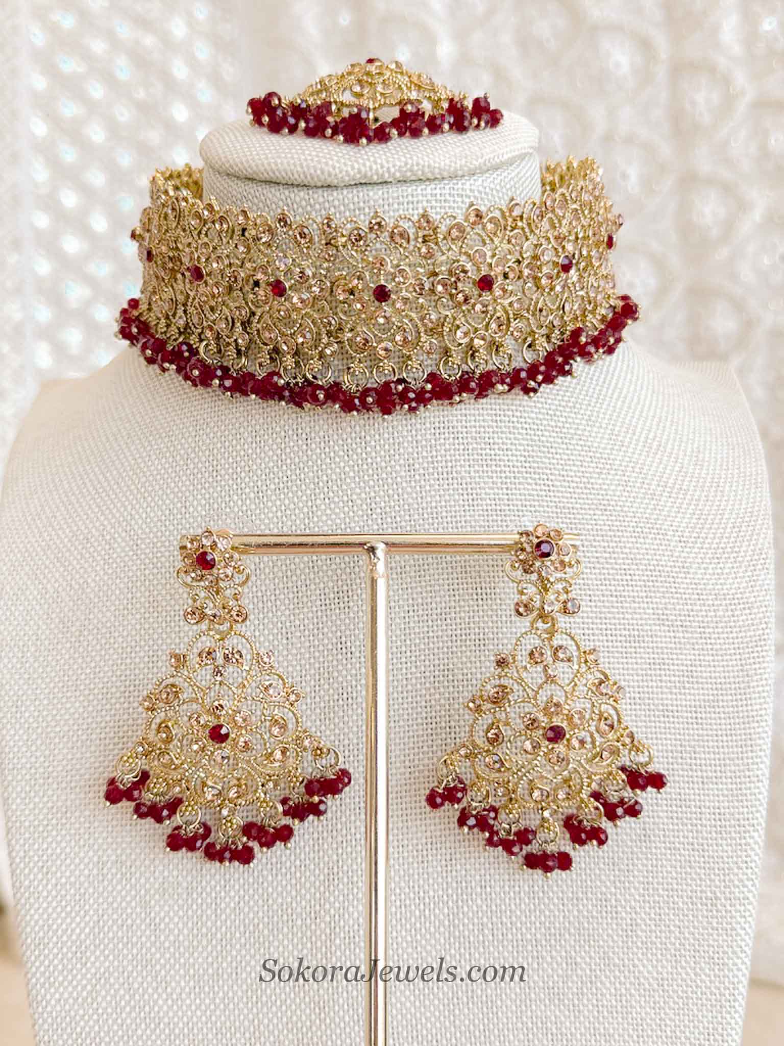 Jeevan Golden Choker set