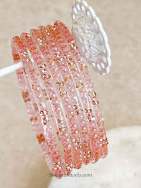 Set of 6 Glass Bangles