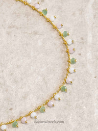 Pastel Bead Anklet