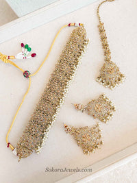 Jeevan Golden Choker set