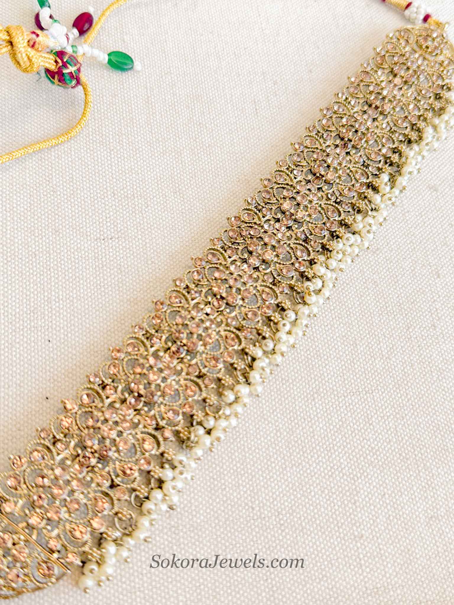 Jeevan Golden Choker set