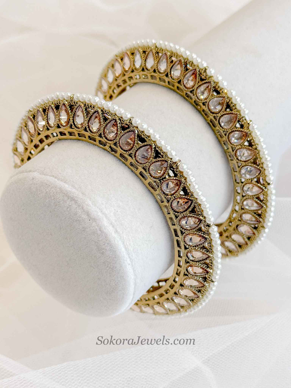 High Champagne Kada Bangles