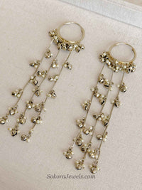 Kashmiri Shoulder Duster Hoops