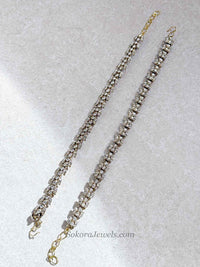 Clear Crystal Anklets