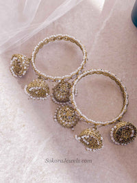 Husna Triple Jhumka Bangles