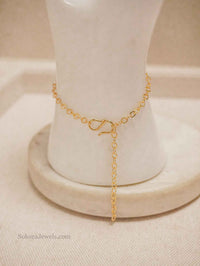 Crystal Zircon Charm Hand Harness