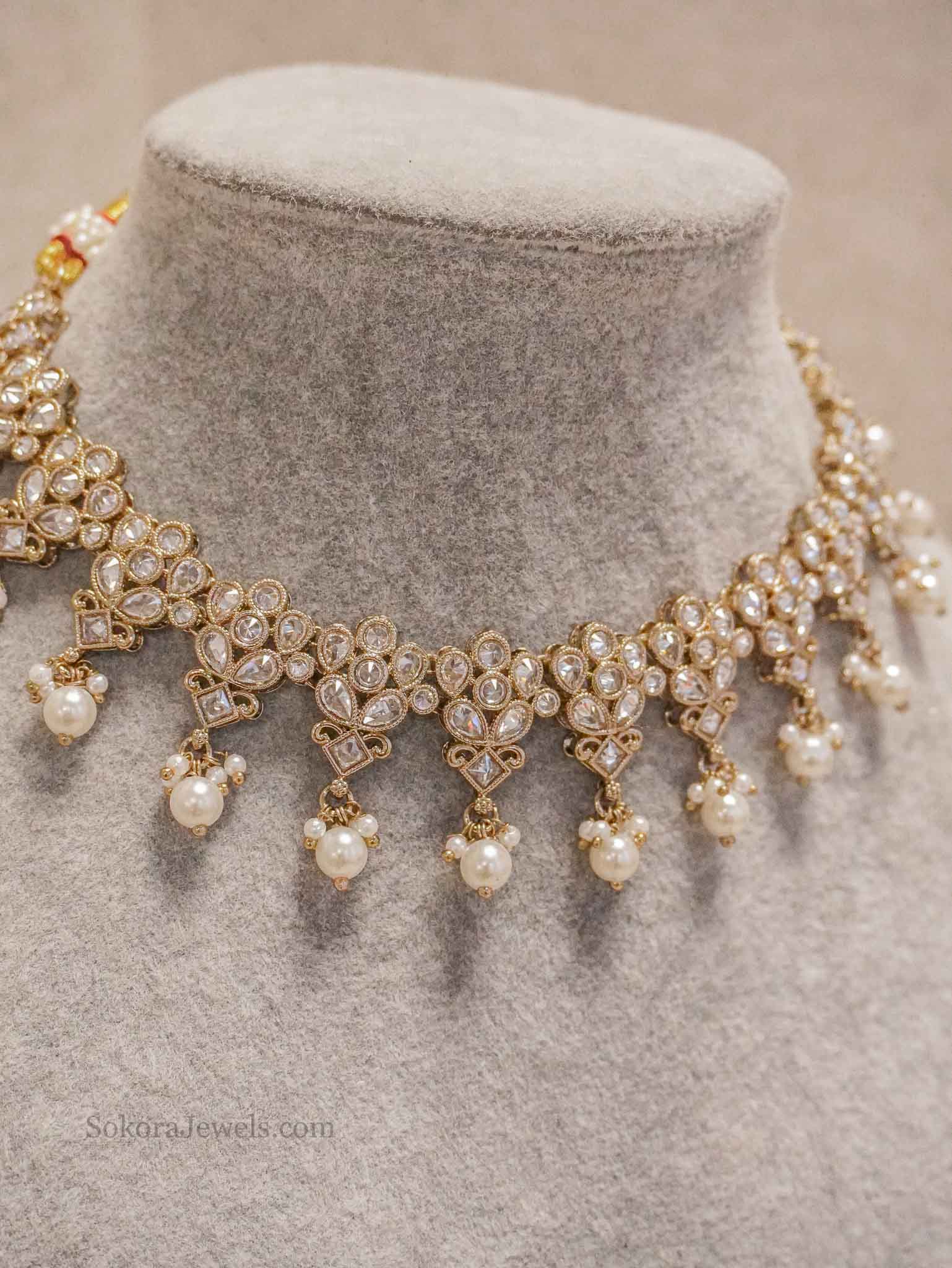 Amreen Small Pearl set