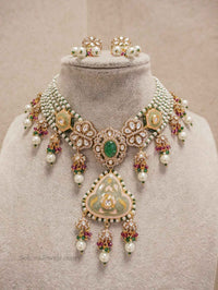 Heritage Statement Victorical Style Kundan Choker Set