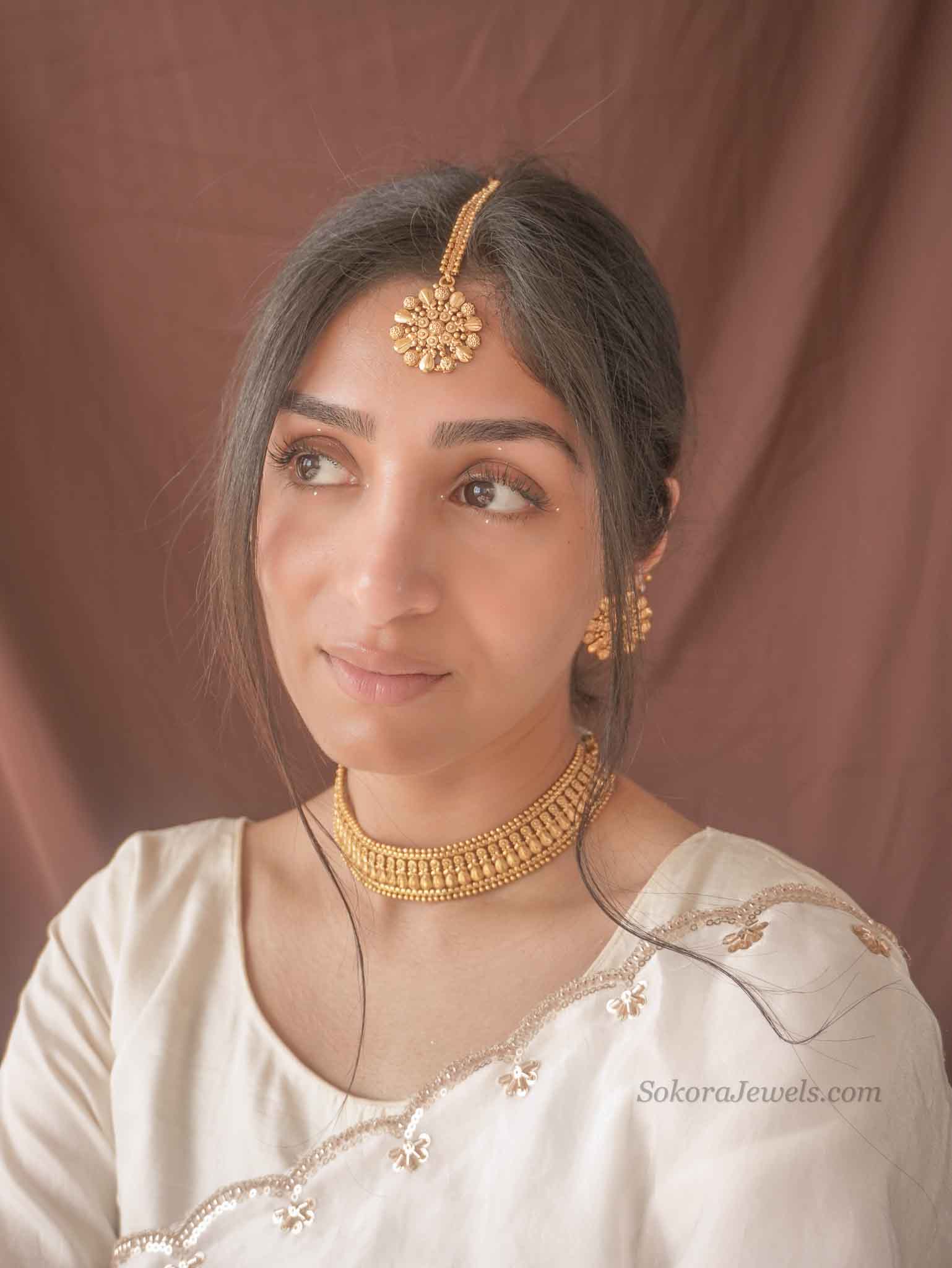 Temple Heritage Gold Choker Set