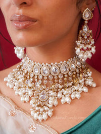 Morsheda Antique Gold Bridal Choker
