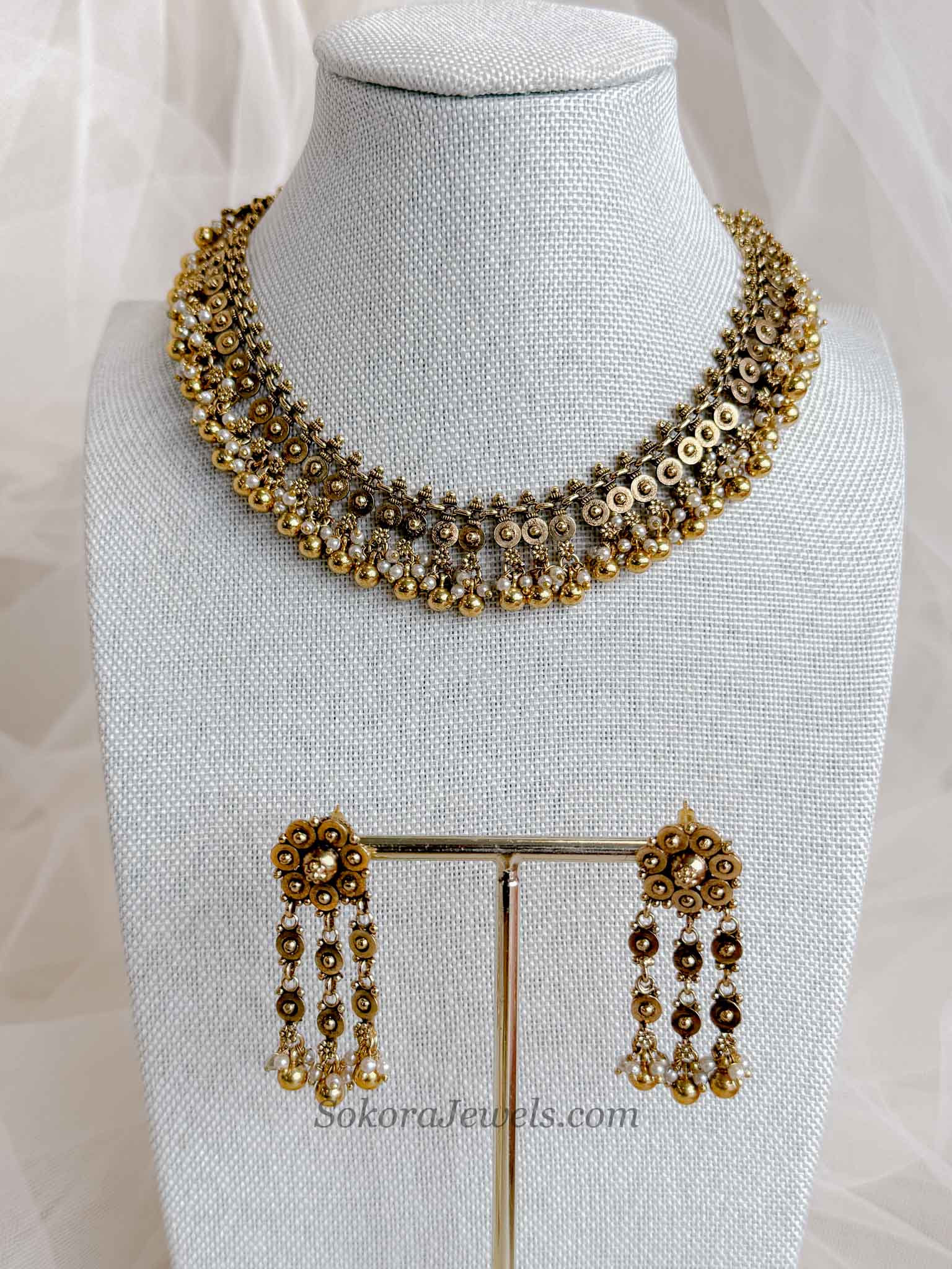 Diwali Festive Coin Necklace set