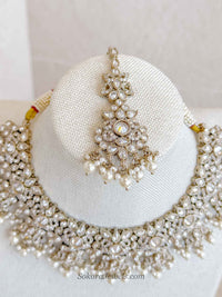 Thohura Bridal Necklace Set - Clear