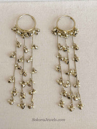 Kashmiri Shoulder Duster Hoops