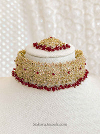 Jeevan Golden Choker set