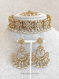 Mint Choker Set