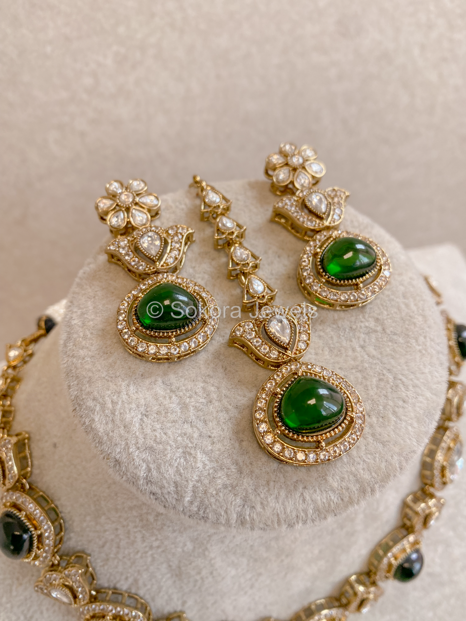 Rhea Faux Kundan Set - 15 Colours