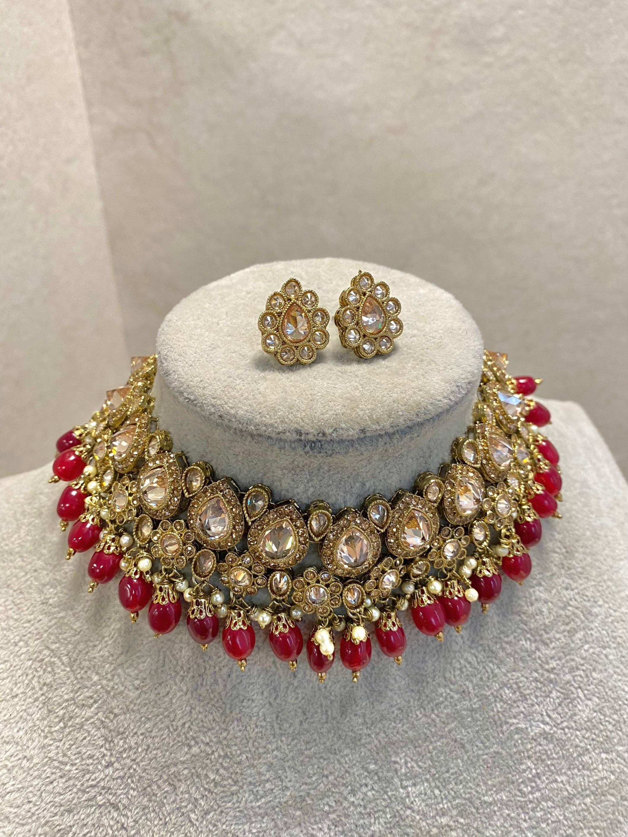 SLIGHTLY IMPERFECT: Ruby Necklace Set