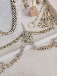 Antique Gold Full Bridal set - Pearl
