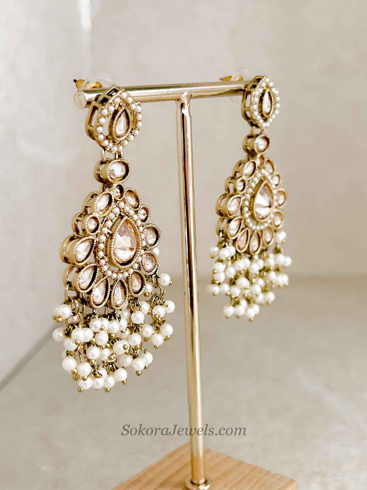 Crystal Chandelier Drop Earrings