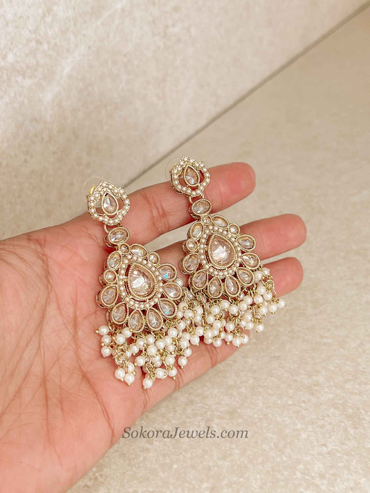 Crystal Chandelier Drop Earrings