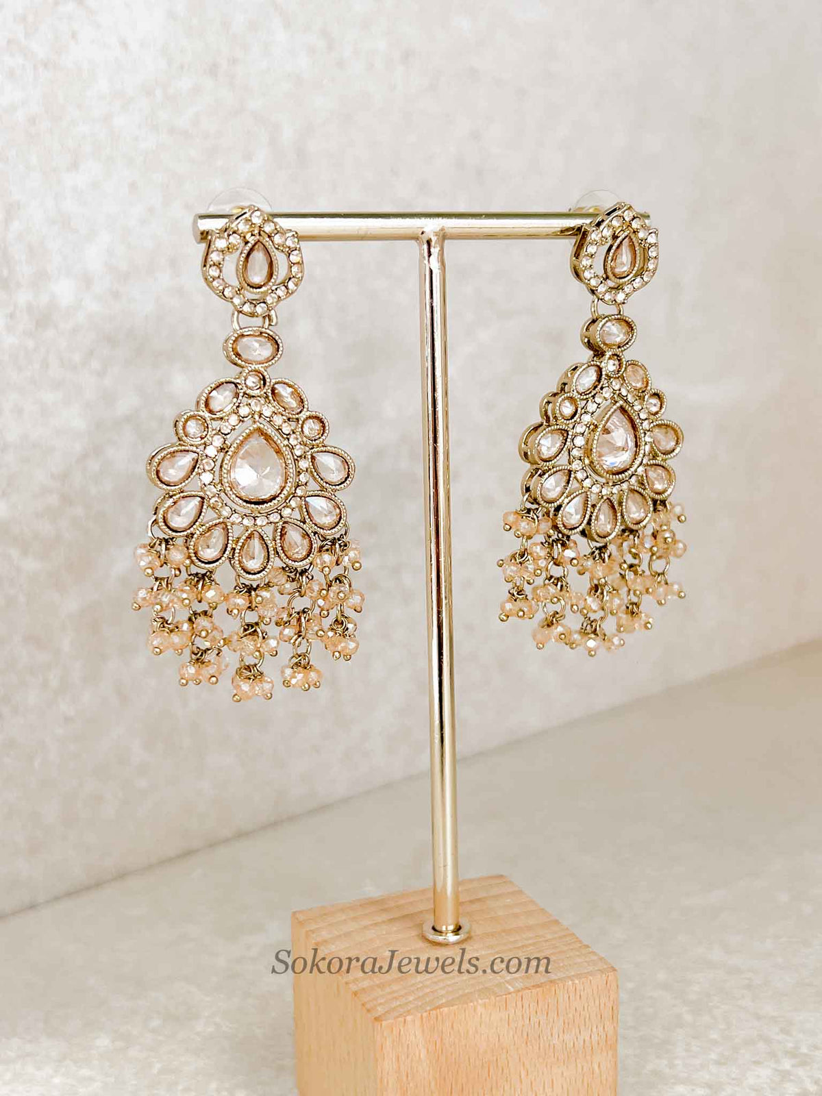 Crystal Chandelier Drop Earrings