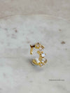 Gold & Zircon Ear Cuff